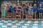 Swimming vs Babson  Wheaton College Swimming vs Babson College. - Photo By: KEITH NORDSTROM : Wheaton, Swimming, Babson